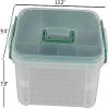 Ansawi First Aid Kit Emergency aid Box Medicine Storage Box and Medical Box Household Plastic Pill Organizer Box with Detachable Tray and Handle view 4