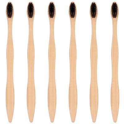 ARTIBETTER 6Pcs Toothbrush Set Adult Soft Toothbrush Wide Head Toothbrush Teeth Cleaning Tool for Home Hotel Travel
