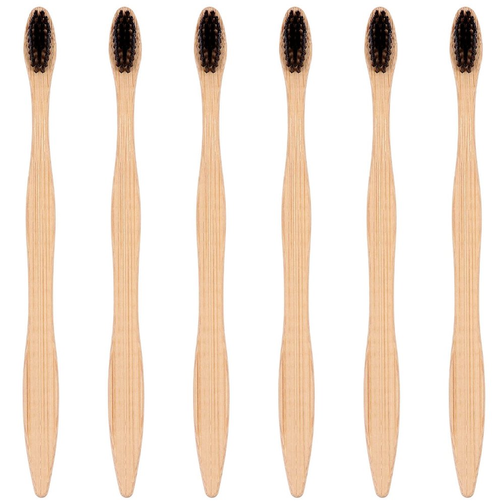 ARTIBETTER 6Pcs Toothbrush Set Adult Soft Toothbrush Wide Head Toothbrush Teeth Cleaning Tool for Home Hotel Travel