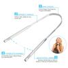 NJ OVERSEAS Tongue Cleaner,Medical Grade Stainless Steel,Stainless Steel Tongue Cleaner For Both Adult And Kids,Professional Eliminate Bad Breath,Help Your Oral Hygiene: 1 Pc. view 4