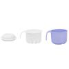 HEALLILY Denture Bath Case Denture Cup With Strainer Basket Denture Storage Box False Teeth Soak Container Holder for Travel Cleaning view 4