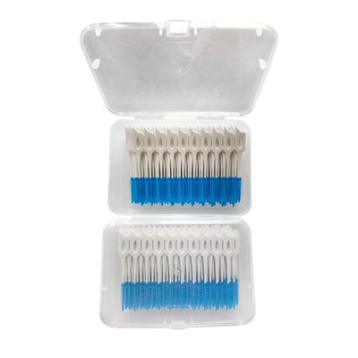 HEALLILY 3 Boxes Interdental Brush Safe Elastic Tooth Cleaning Tool Massage Interdental Brush for Adults Women Men(Random Color)