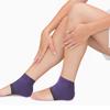 ARTIBETTER 5 Pairs Moisturizing Heel Socks Heel Sleeves Toeless Spa Socks for Cracked Heels (Purple) view 3
