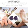 ARTIBETTER 5 Pairs Moisturizing Heel Socks Heel Sleeves Toeless Spa Socks for Cracked Heels (Purple) view 4