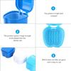ARTIBETTER 3Pcs Denture Case Denture Bath Box Denture Retainer Container False Teeth Retainer Storage Container view 4
