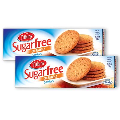 Tiffany Imported Sugar Free Oatmeal Digestive Cookies 150g - Pack of 2