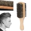 Beard Brush with Wooden Handle, Men's Beard Grooming Brush Beard Grooming Brush Gifts Choice for Facial Hair for Mustache Cleaning for Beard view 3