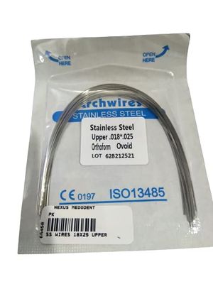 NMD Dental Stainless Steel Arch Wire (lower, 18x25)
