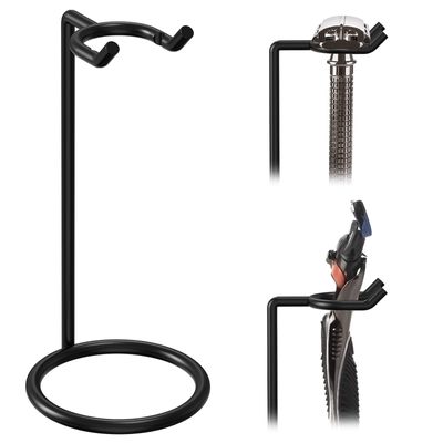 Linkidea Safety Razor Stand, Stainless Steel Shaving Brush Holder, Deluxe Men's Shaving Holder Base, Compatible with Gillette Fusion 5 Proshield & Proglide, Mach 3 Classic (Black)