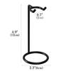 Linkidea Safety Razor Stand, Stainless Steel Shaving Brush Holder, Deluxe Men's Shaving Holder Base, Compatible with Gillette Fusion 5 Proshield & Proglide, Mach 3 Classic (Black) view 3