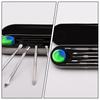HEALLILY 7pcs Pipe Cleaning Tool Smoke Paste Storage Tank Stainless Steel Spoon DIY view 4
