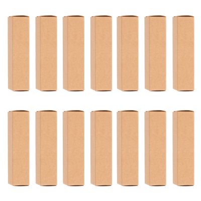 HEALLILY 50Pcs Kraft Paper Boxes Small Gifts Packaging Boxes Lipstick Wrapping Boxes DIY