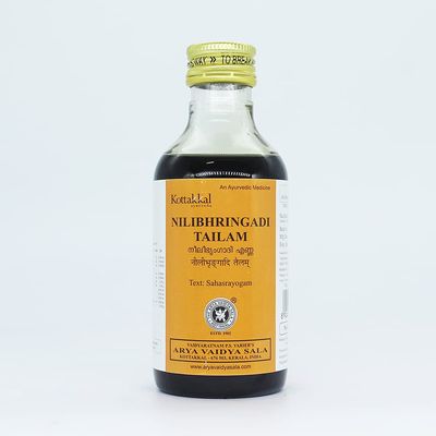 Nilibhringadi Tailam-200ML, (Pack Of 1), Of Arya Vaidya Sala Kottakkal and get Golden Oldie Herbs, Sukanthi Pills-1gm