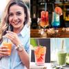 7 Pcs 8.5" Reusable Boba Drinking Straws 304 Stainless Steel Straws Set with 2 Cleaning Brushes Wide Metal Straw for Bubble Tea Milkshakes Smoothie Bar Accessory (Gold) view 4