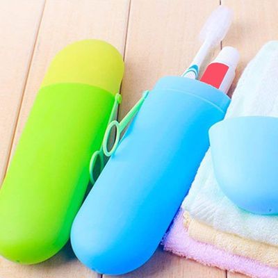 APURK Portable Toothbrush Holder Cover Case | Travel Toothbrush Holder | Plastic Travel Toothbrush Case | Hiking & Camping Protect Storage Box