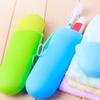 APURK Portable Toothbrush Holder Cover Case | Travel Toothbrush Holder | Plastic Travel Toothbrush Case | Hiking & Camping Protect Storage Box view 1
