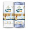 Embuer All Purpose Kitchen Roll, Kitchen Towel Wipe Roll, Non-Woven, Fast Absorbant, Quick Dry, Washable & Reusable Kitchen Wipes Roll for Cleaning | Kitchen - 2 Roll x 80 Multipurpose wipes - Combo view 1
