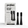 Perfora Replacement Brush Heads For Perfora Electric Truthbrush Model - 001 | Toothbrush For Effective Brushing & Plaque Removal For Healthier Smile With Soft Bristles | Charcoal Grey | Pack of 2 view 1