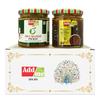 Add me Sweet Mango Jeera Chutney, Chunda Pickles 200gm, Dry Mango Pickle, sukha North Indian aam ka achar 150gm Combo Gift Pack Glass Jar view 1