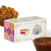 Add me Sweet Mango Jeera Chutney, Chunda Pickles 200gm, Dry Mango Pickle, sukha North Indian aam ka achar 150gm Combo Gift Pack Glass Jar view 4