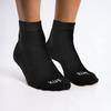 KUE Compression Ankle Socks For Men & Women, Improved Blood Circulation, Pain Relief, Daily Use, Running & Sports, Premium Fabric, Moisture Wicking, Ankle Length Socks, Black, S/M view 2