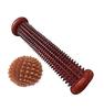 Silistar Wood Manual Revolving under Foot Exercise Roller (Rod) Acupressure Massager Acupuncture with Ball Massager view 1