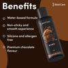 Bold Care Vibe Duo pack - Premium Chocolate Flavour + Strawberry Flavour - Natural Personal Lubricant for Men and Women - Premium Strawberry Flavour - Water Based Lube - 200 ml view 4