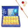 Ghasitaram Gifts Sweets - Coconut Delight 800 GMS with Rakhi view 1