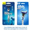 Gillette Mach 3 Turbo Shaving Razor for Men | Most Comfortable shave | Flexiball & Dynamic Pivot for Safe shave | Anti-Friction Blades & Lubricating Strip for smooth shave and sensitive skin view 2