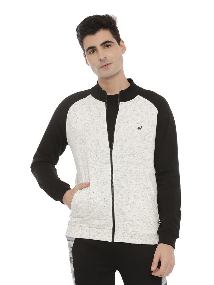 3PIN Black & Melange Highneck Sweatshirt for Men