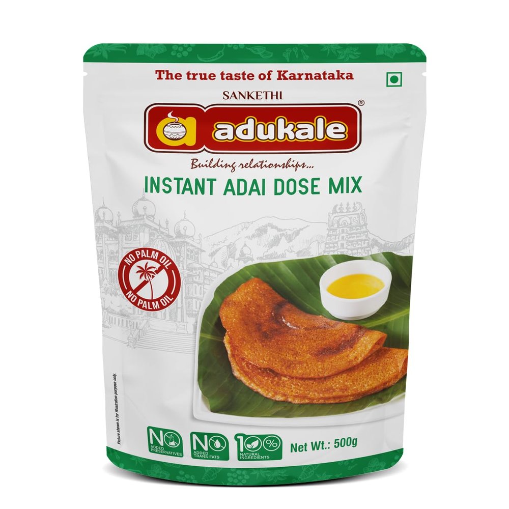 Adukale Adai Dosa Mix | Healthy South Indian Breakfast | 500 g Pack