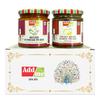 Add me Rajasthani Mix Achar Homemade Mixed Supreme Mango Chilli Lemon Carrot ker Ginger karonda lasoda Fruit Pickle 200gm & khatta meetha nimbu ka achar, Lime Pickle 200gm Combo Gift Pack Glass Jar view 1