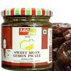 Add me Rajasthani Mix Achar Homemade Mixed Supreme Mango Chilli Lemon Carrot ker Ginger karonda lasoda Fruit Pickle 200gm & khatta meetha nimbu ka achar, Lime Pickle 200gm Combo Gift Pack Glass Jar view 4
