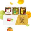 Add me Home Made Dry Seed Less amla murabba, Mango Chutney chunda & Lemon Pickle (200gm Each Combo Gift Pack Glass jar) view 1