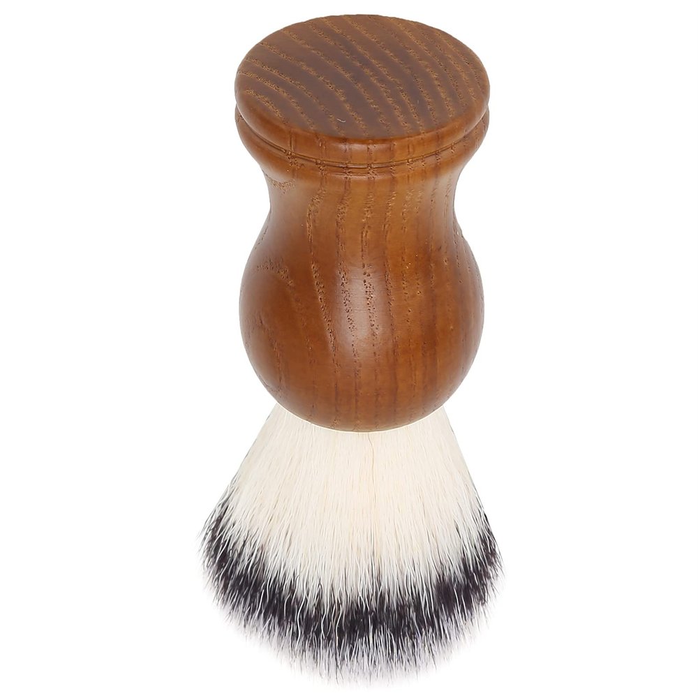 Boar Beard Brush, Beard Brush with Wooden Handle for Removing Beard Stubble, Suitable for Use in Beauty Salon, at Home and While Traveling