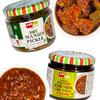 Add me combo pickle box gift pack 6 in 1 dry mango achar 300gm + mixed pickles 300grm + amla murabba 300 gm + sweet Lemon pickle 350gram + Lal mirchi ka achar 300 gm + sweet mango jeera chutney 350grm glass jar view 3