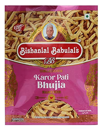 BISHANLAL BABULAL'S Karor Pati Bhujia asli Bikaneri Swad 500 gm (Pack of 2)