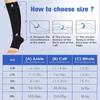 bropite Zipper Compression Socks - 2 Pairs Calf Knee 15-20 mmHg Open Toe Compression Socks for Walking,Running, Nurses, Pregnancy for Toeless Compression Socks view 2