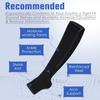 bropite Zipper Compression Socks - 2 Pairs Calf Knee 15-20 mmHg Open Toe Compression Socks for Walking,Running, Nurses, Pregnancy for Toeless Compression Socks view 4