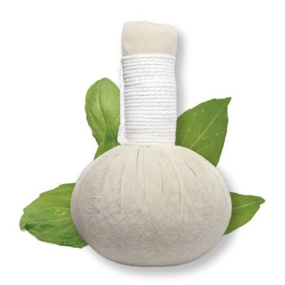 MORWEN HERBAL MASSAGE POTLI (PACK OF 1), Authentic Ayurveda, 100% Natural, Herbal Compress Ball, Khizi, Thai Massage Potli, Aromatherapy Massage for Home, Spa & Professional Use