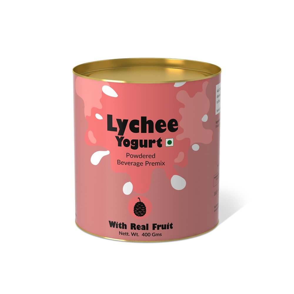 The Tea Planet Lychee Yogurt Lassi Premix Powder - 400gm