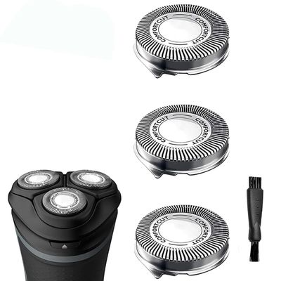 SH30/52 Replacement Heads Blade for Shaver Series 3000, 2000, 1000, S738 Electric Shavers, Comfortcut Razor Replacement blades Compatible with Philips Norelco S1560, 3-Pack with Brush