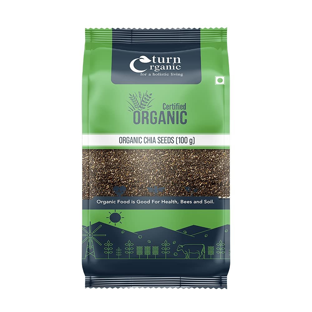 Turn Organic Chia Seeds, 100g
