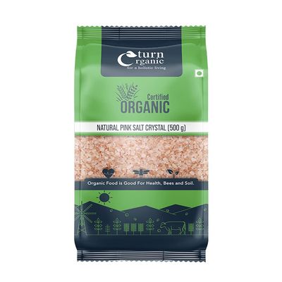Turn Organic Pink Salt Crystals, 500g (pack of 3)