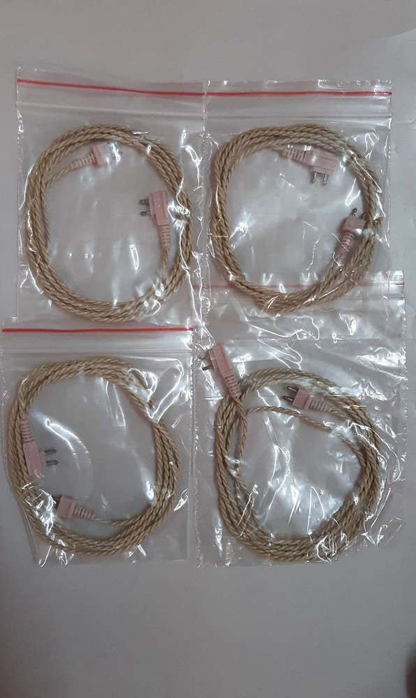 2 PIN SINGLE CORD REGULAR 90 CM - 10 PCS