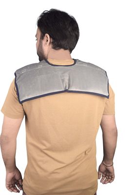 EcommerceHub Neck Shoulder Hot & Cold Ice Pack, Large Hot & Cold Compress Shoulder Therapy Wrap -Reusable Gel Hot Cold Pack Wrap for Upper Back Pain Relief, Swelling, Injuries, Cooler, Bruises-Flexible Pad