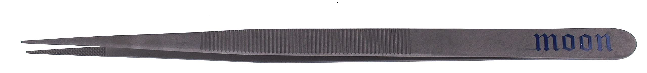 Moon Machinery Mart Titanium Lining Tweezer For Diamonds (FREE Cover) (Titanium Lining Fine (F))