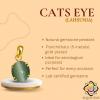 Aquagems Panchdhatu Cats Eye/Lahsunia 3.25 Ratti or 3 Carat Astrological Birthstone 5 Metals Gold Plated Pendant for Men & Women -AN1325 view 3