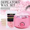 Plenteous Hot Wax Heater Kit Hair Removal Hard Wax Beans 100g Strips Full Body Brazilian Waxing Face Eyebrow Legs Bikini Paraffin Wax Warmer Professional Wax Kit for Women Men (Multi color) view 2