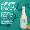 Sugandhim Fennel With Mint 750ml, 100% Natural Flavored Mint Sharbat, Ready to Drink Summer Quencher Colorless, Instant Cool Refreshing Mixer for Faluda, Mocktails, Juices, Cocktails, Milkshakes view 4